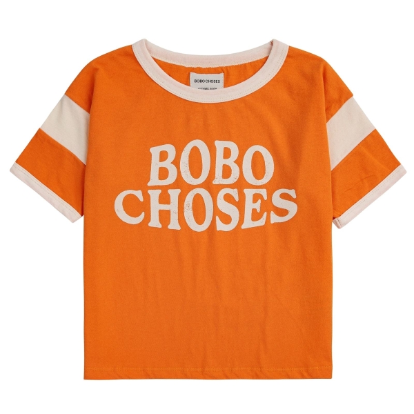 Bobo Choses BC short sleeve t-shirt orange 124AC016