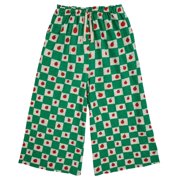Bobo Choses Tomato all over culotte pants green 124AC107 