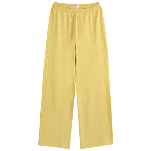 Bobo Choses Spodnie Lyocell blend knitted adult żółte 124AD082
