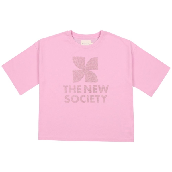 The New Society Koszulka Ontario iris lilac S24KJYTS8S11