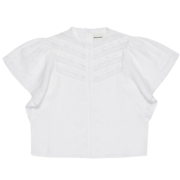 The New Society Downey adult blouse off white S24WWVBL3S24 