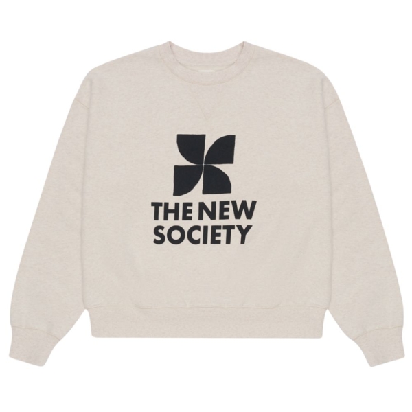 The New Society Ontario adult sweatshirt natural melange S24WJYSW1S21 
