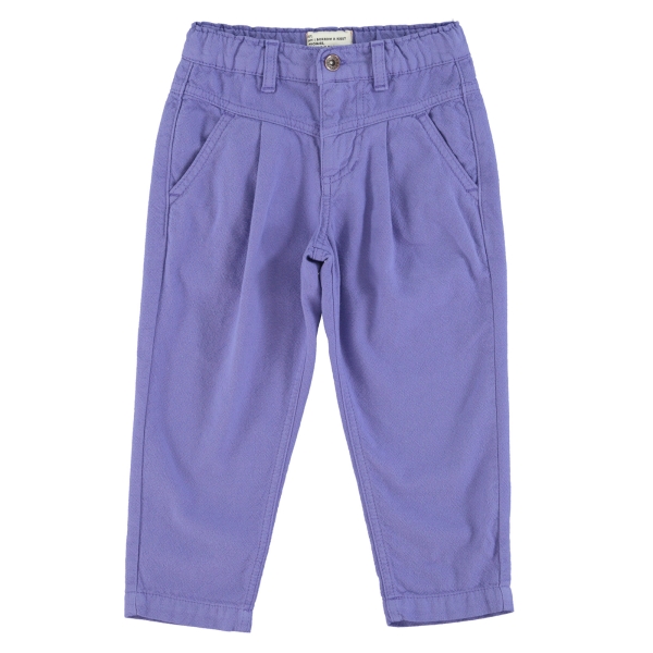 Piupiuchick Mom fit pants purple SS24.
