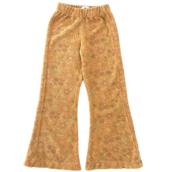Longlivethequeen Flared pants yellow flower 24122-1049 