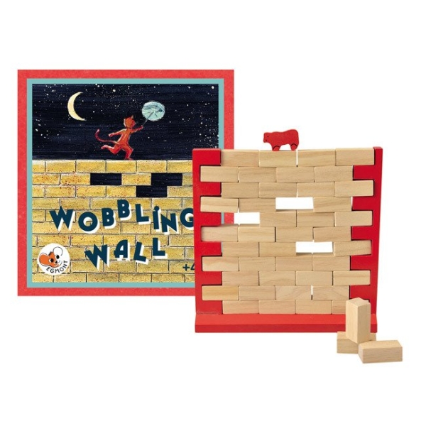 Egmont Toys Wooden arcade game Wobbly Wall 570132 