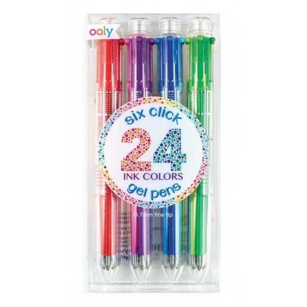 OOLY Gel Pens 6-W-1 Set of 24 Colours 132-089 
