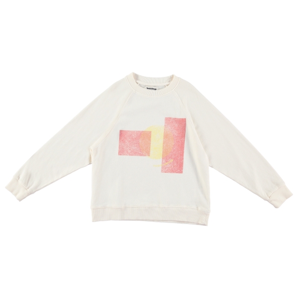 Tocoto Vintage Sunshine sunsets sweatshirt off white S53024 