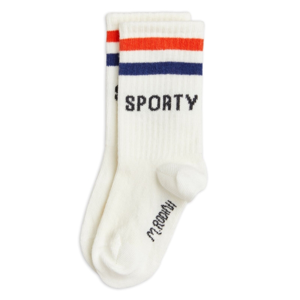 Mini Rodini Sporty socks white 2426011610 