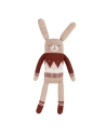 Main Sauvage Bunny knit toy with jacquard sweater 3760281701672