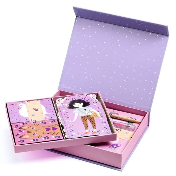 Djeco Stationery set box Lucille DD03670 