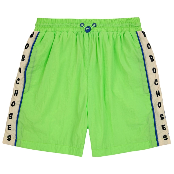 Bobo Choses Track bermuda shorts green 124AC082 