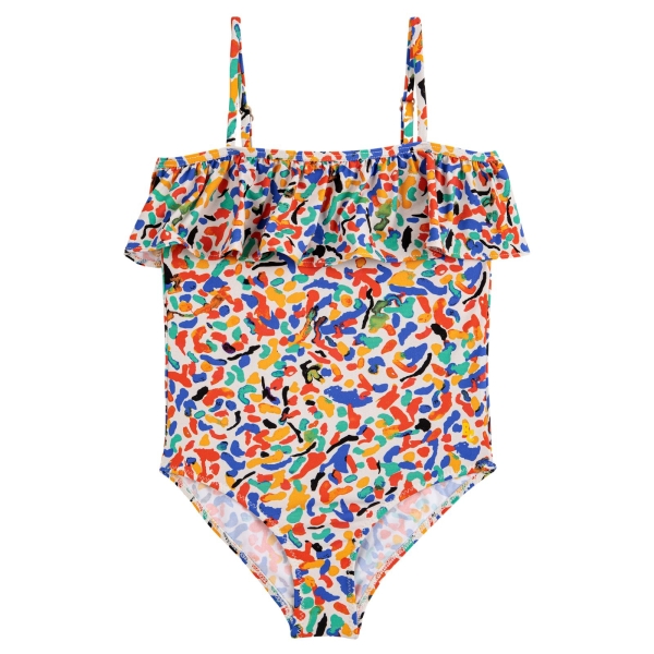 Bobo Choses Confetti all over flounce swimsuit multi 124AC145 