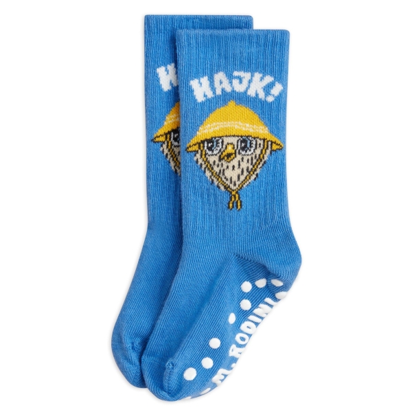 Mini Rodini Hike antislip socks blue 2426011960 