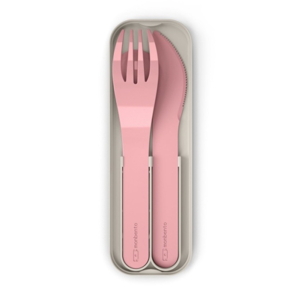 Monbento Pocket cutlery pink blush 24050029