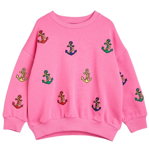 Mini Rodini Anchor sweatshirt pink 2362012128 