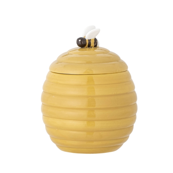 Bloomingville Alfred jar with lid yellow 82058533 