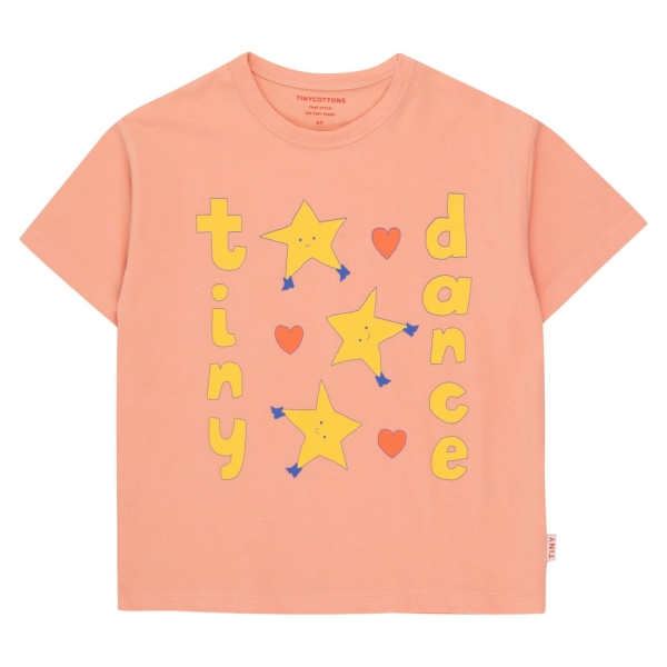 Camiseta Tiny Cottons Dance papaya SS24-055-L10