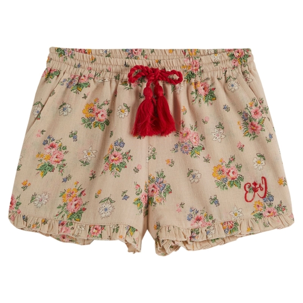 Emile et Ida Fleurs shorts vintage floral Z033B 