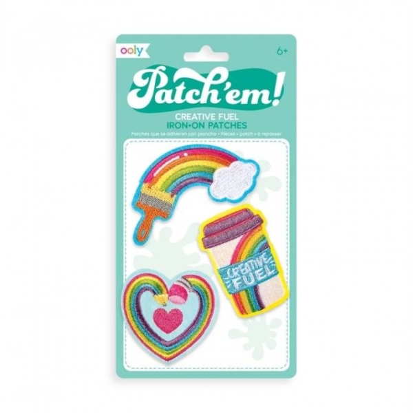 OOLY Combustible creativo Parches para planchar "Patch em" 171-005