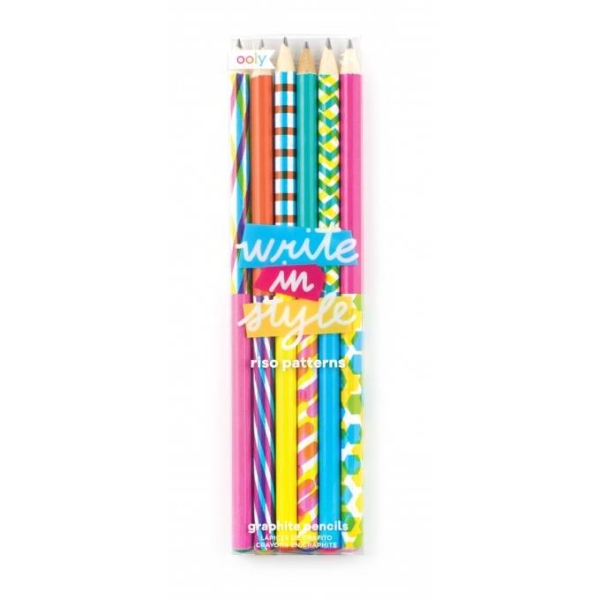 OOLY Write In Style pencils riso Patterns 128-136 