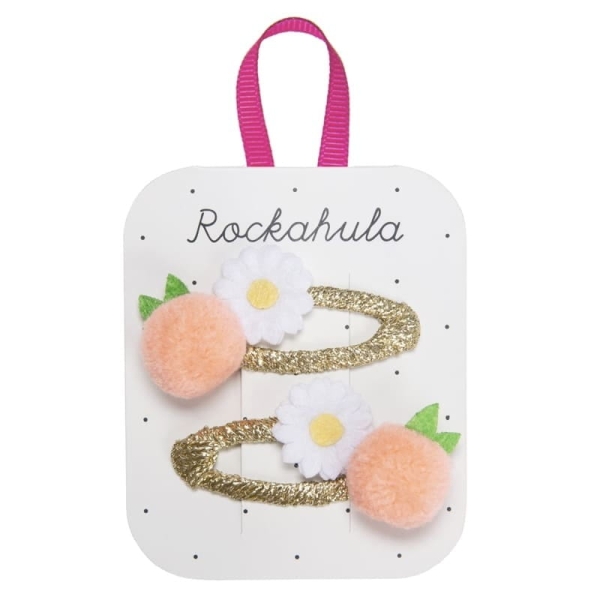Rockahula Kids Set of 2 hair clips Orange blossom H1764O 
