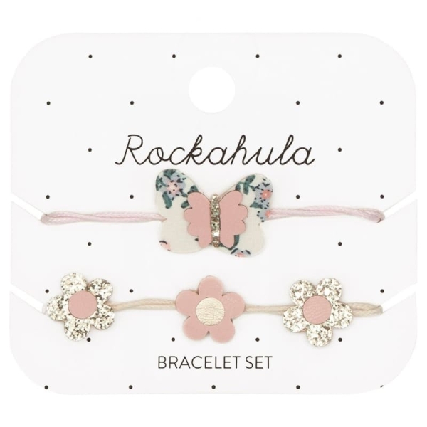 Rockahula Kids Set de 2 pulseras Flora mariposa Y223W