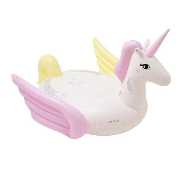 SUNNYLiFE Inflatable water mattress luxe ride on Unicorn S3LRIDGU 