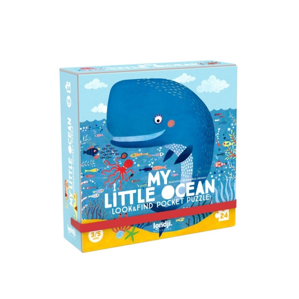 Londji Puzzle de poche pour enfants Mon petit océan PZ562