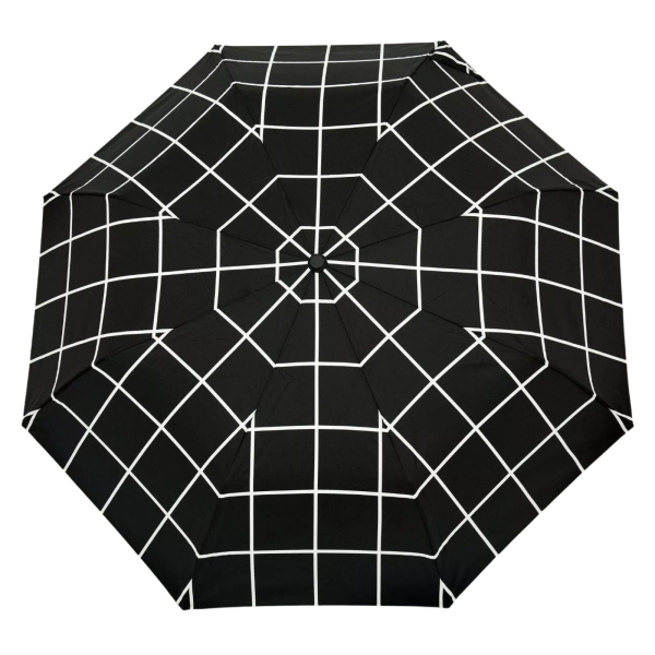 Original Duckhead Black Grid Compact umbrella CP005 
