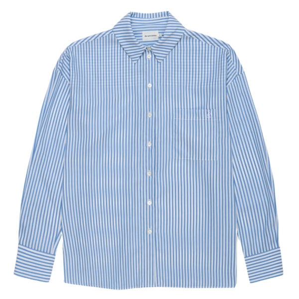 The New Society Keystone adult shirt blue S24WWVSH4R3