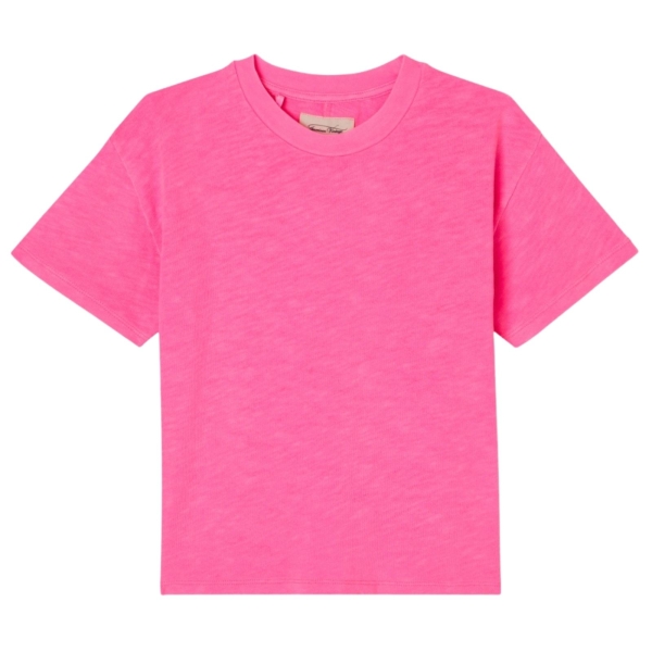 American Vintage Koszulka Sonoma pink acid fluo KSON02CGE24PIACFL 
