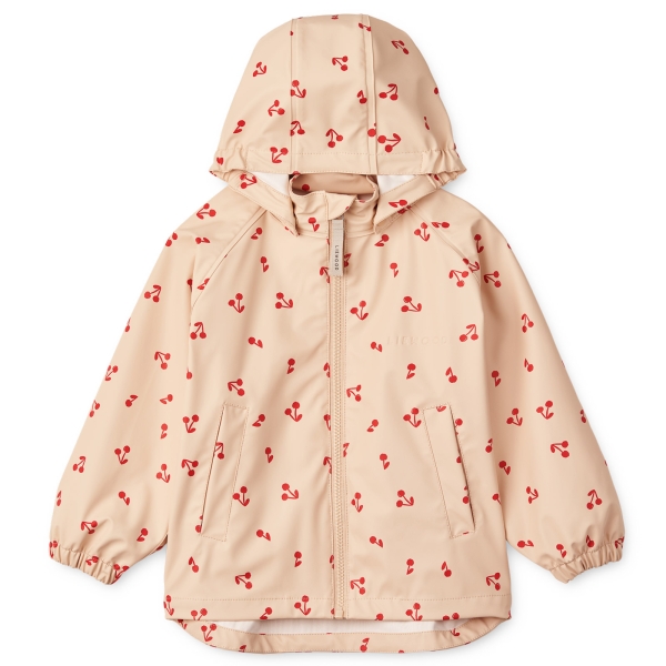 Liewood Moby rain jacket cherries/apple blossom LW18787