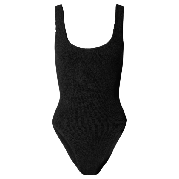 Hunza G Square neck swim suit black SQUARENECKBLACK 