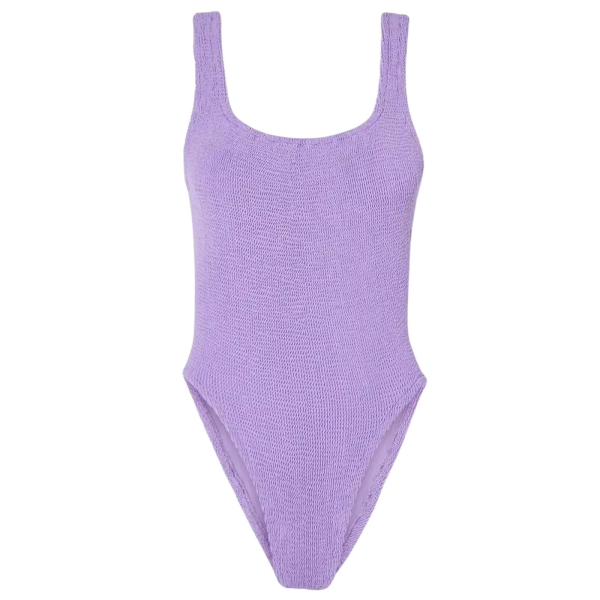Hunza G Square neck swim suit lilac SQUARENECKlLILAC 