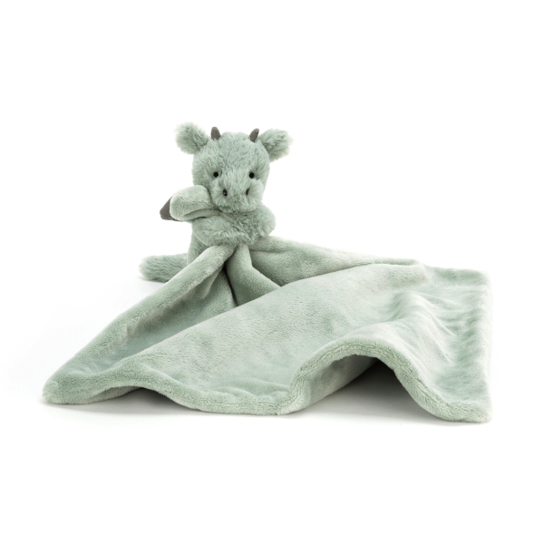 Jellycat Dragon cuddle cloth mint-grey 34cm STH4DR