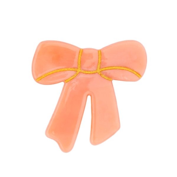 Coucou Suzette Pink bow hair clip CCS- BARRETTENOEUDROSE