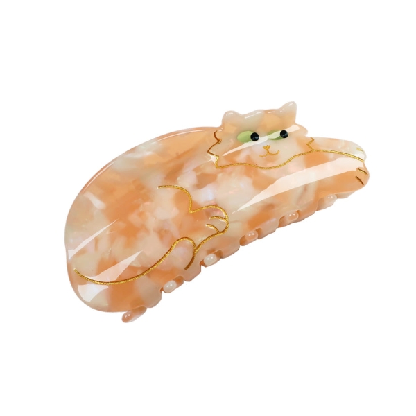 쿠쿠 수제트 생강 고양이 헤어 클립 CCS- PINCECHATROUX