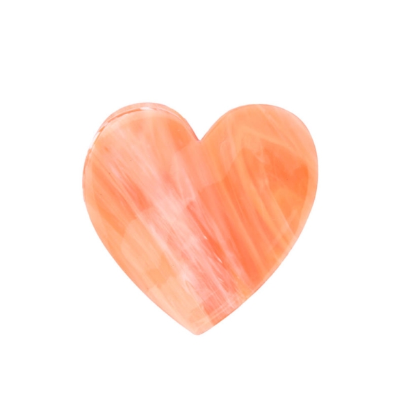 Coucou Suzette Pink heart hair clip CCS- PINCECOEURROSE