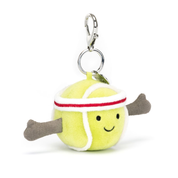 Jellycat Amusable tennis ball keyring 13cm AS4TBC