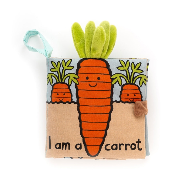 Jellycat "Carrot" Sensory Book for Children BK4C