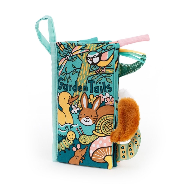 Jellycat „Garden Tails” Książeczka Sensoryczna dla Dzieci BK4GTN 