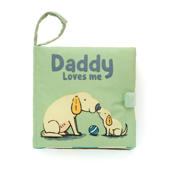 Jellycat „Daddy Loves Me” Książeczka Sensoryczna dla Dzieci BK3DLM 