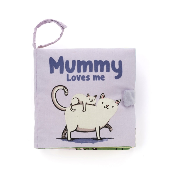 Jellycat „Mummy Loves Me” Książeczka Sensoryczna dla Dzieci BK4MLM 