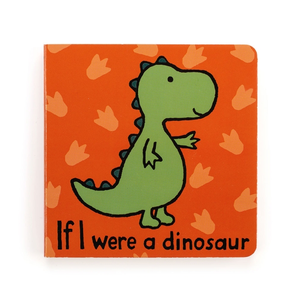 Jellycat "If I Were A Dinosaur" Book for Children BB444DINO