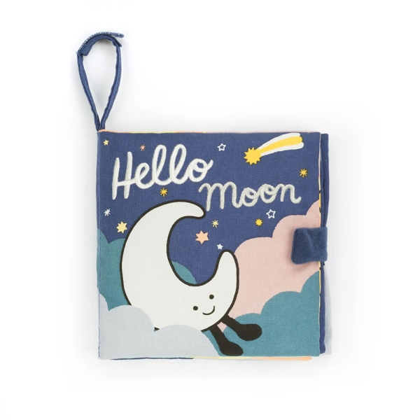 Jellycat „Hello Moon” Książeczka Sensoryczna dla Dzieci BB444HM 