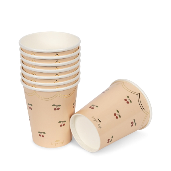 Konges Slojd Paper cups set Cherry KS101150