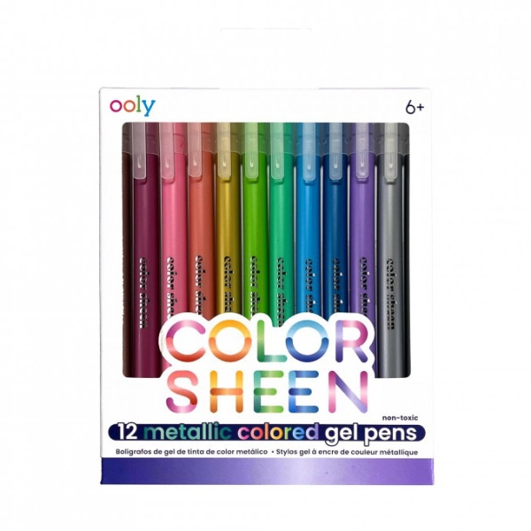 OOLY Długopisy Żelowe Metaliczne Color Sheen 132-151 
