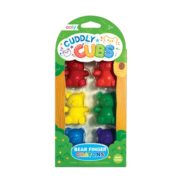OOLY Cuddly Cubs Finger Crayons 133-108