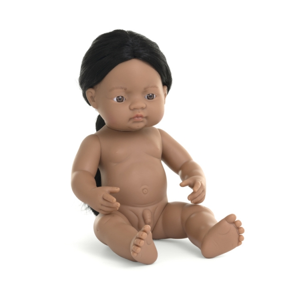 Miniland Native American boy doll 38cm 31271