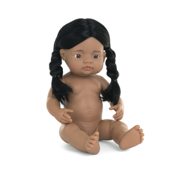 Miniland muñeca niña nativa americana 38cm 31272